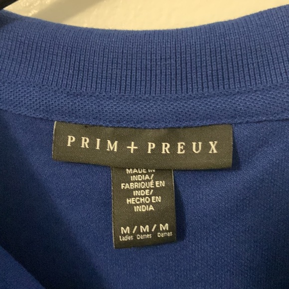 Welly football prim & preux medium blue polo shirt NWT - Picture 6 of 7